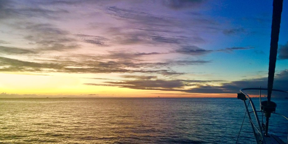 Sunset at Bora Bora