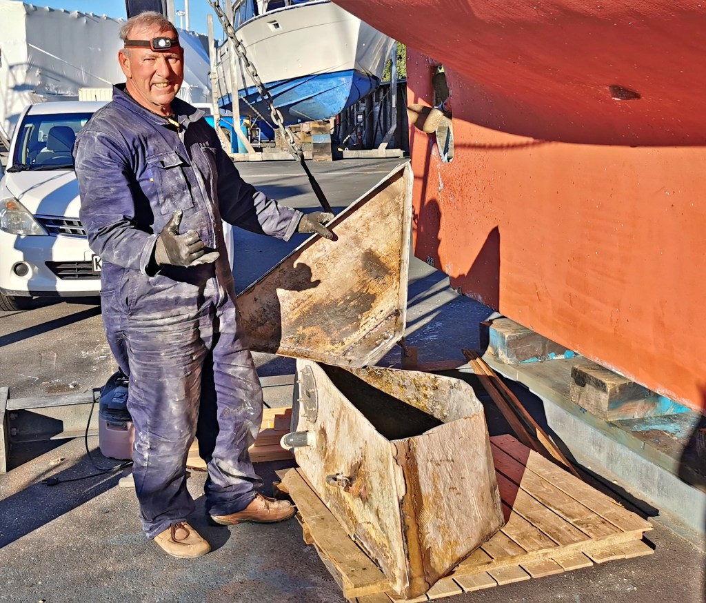 Old Blackwater Tank in Pieces