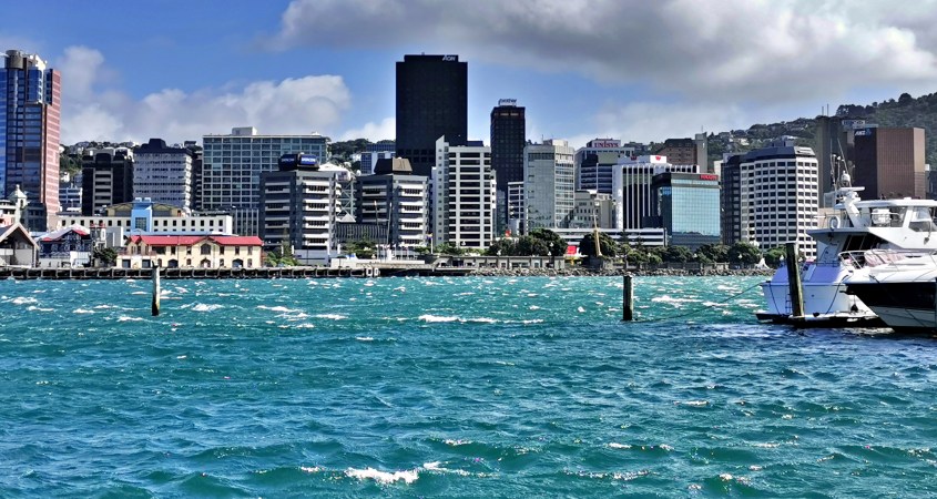 Wellington Cityscape With Windy Bay