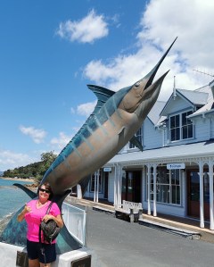 Jilly on the wharf at Paihia